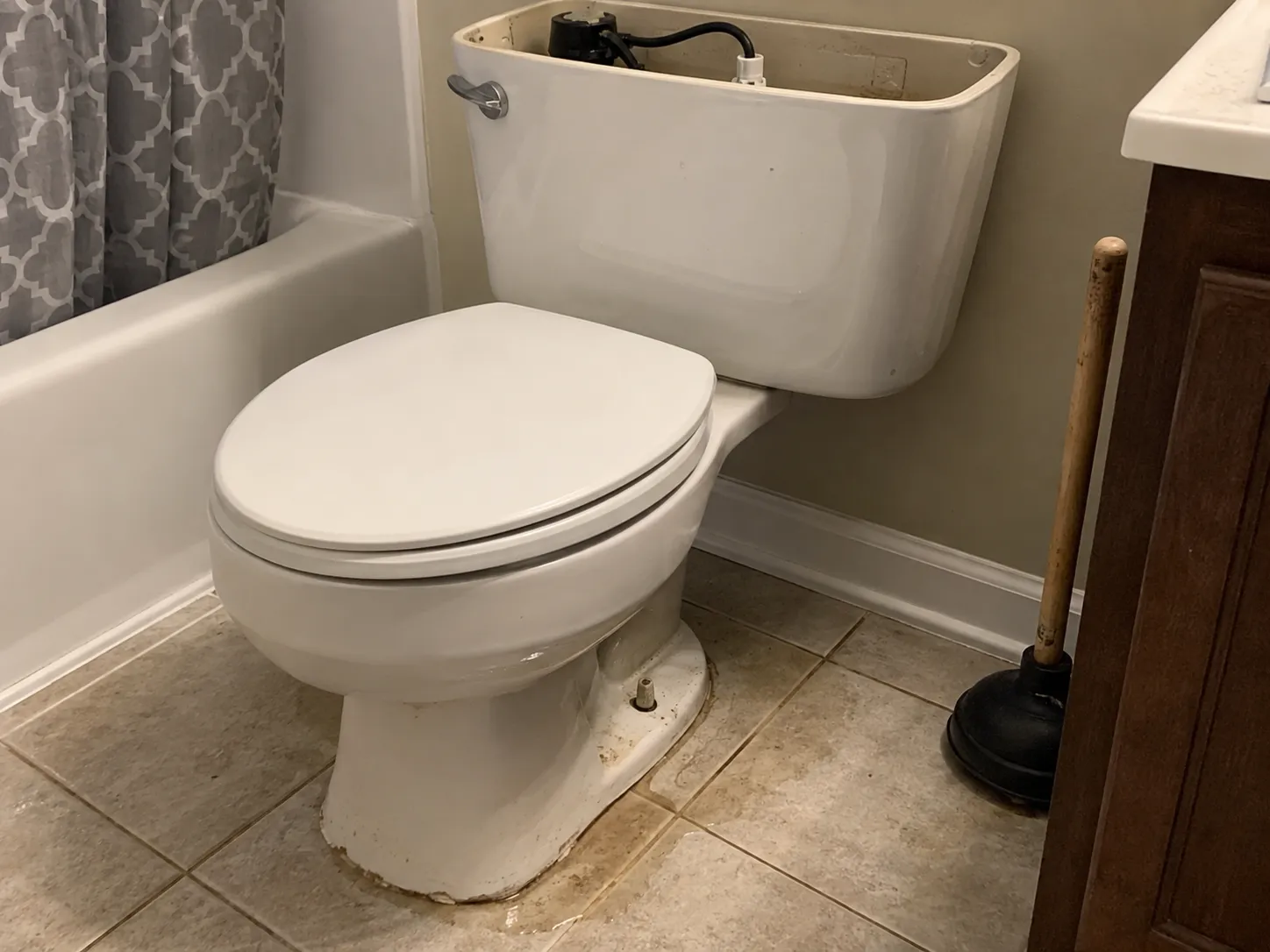 Toilet needing repair
